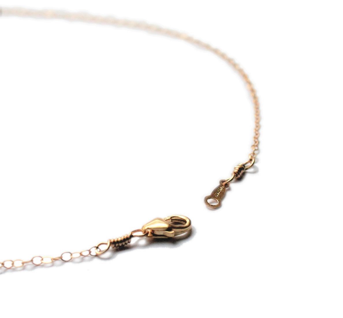 Herkimer Quartz  Bar Necklace-1