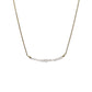 Herkimer Quartz  Bar Necklace-0