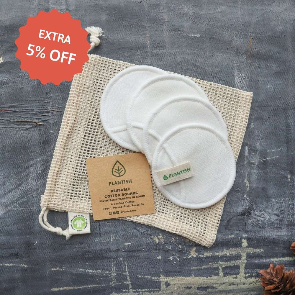 Reusable Cotton Rounds - 100% Cotton