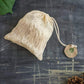 Plantish Future Home & Kitchen Set of 2 Organic Mesh Bag with Cotton Buds Top View